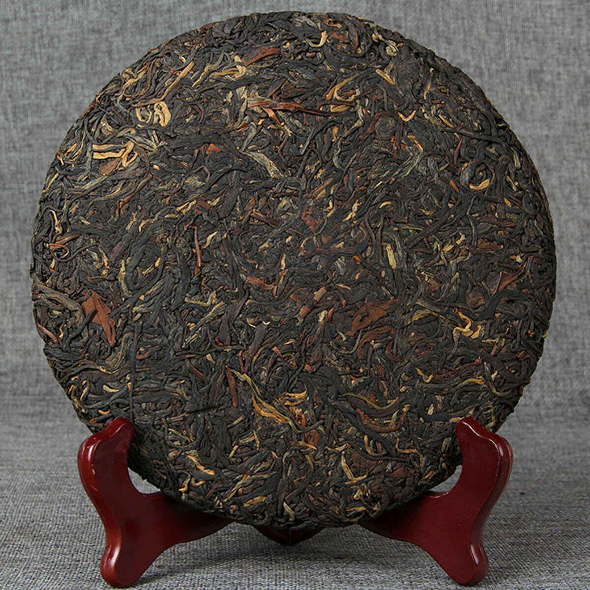 HelloYoung Black Tea Cake Ancient Tree Red Tea Big Leaf  Tea Chinese Health Green Food 357g Secondary image