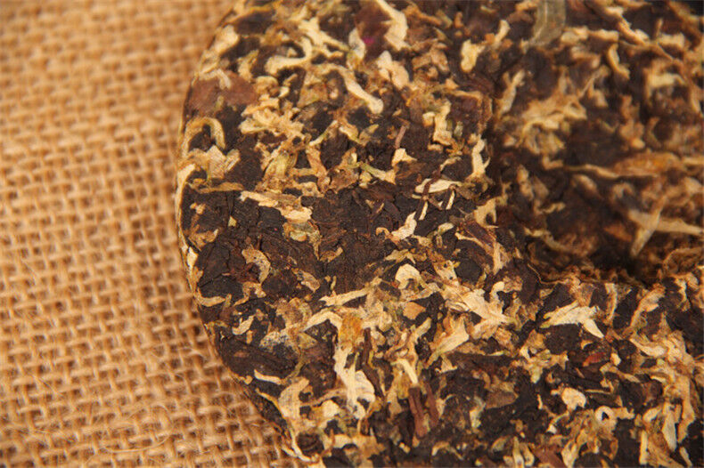 HelloYoung 100g Puer Chrysanthemum Flavor Black Tea Yunnan Pu Erh Tea Herbal Slimming Tea