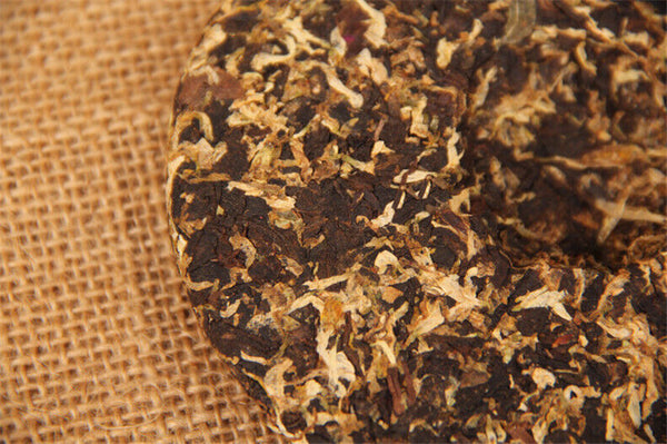 HelloYoung 100g Puer Chrysanthemum Flavor Black Tea Yunnan Pu Erh Tea Herbal Slimming Tea