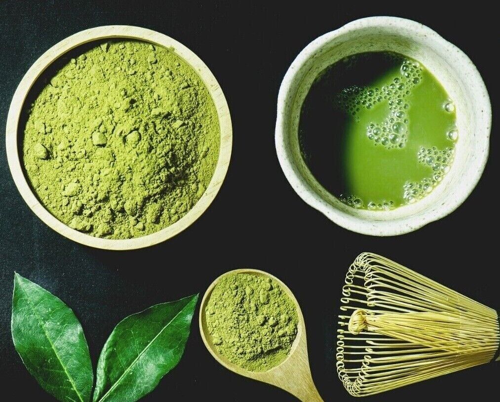 MATCHA GREEN TEA POWDER QUALITY CEREMONIAL GRADE ORGANIC HANDPICKED JAPANESE TEA Main image