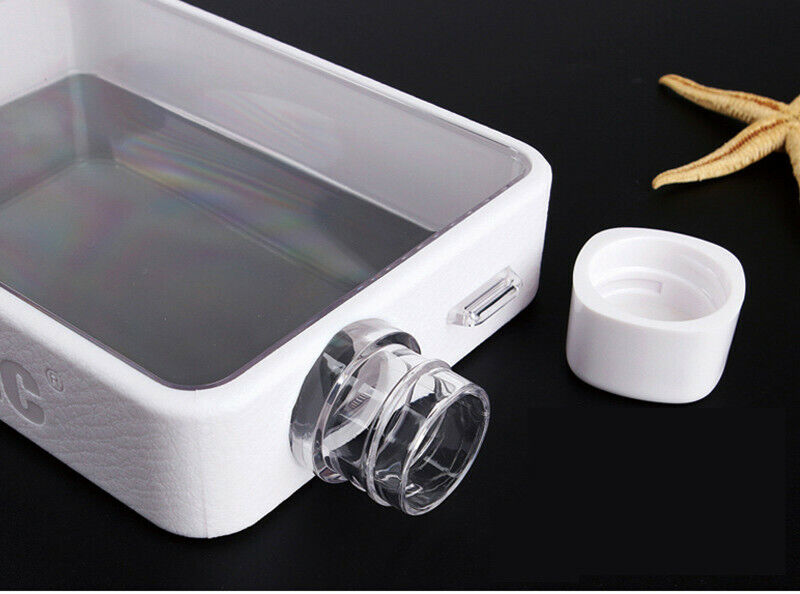 Drinking Bottle Crystal Plastic Water Bottle Handy Drinkware Portable Flat Sport