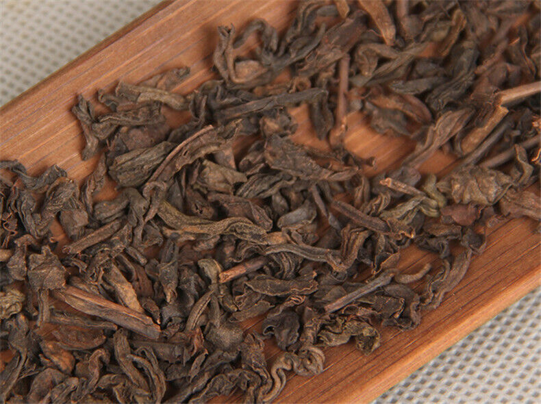 HelloYoung Black Tea Organic Puer Tea Boxed Ripe Pu-erh Loose Old Tree China Health 120g