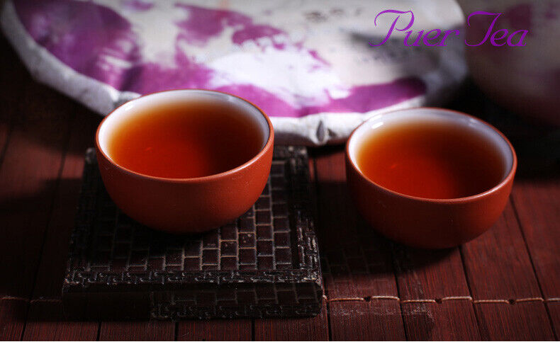 HelloYoung Material Black Tea Pu-Erh Tea Ripe Tea Yunnan Purple Bud Puer Old Tree Pure 357g Main image