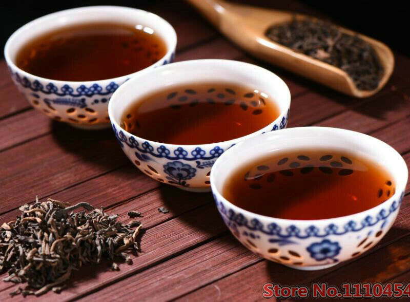 HelloYoung Healthy Drink Ripe Puerh Black Tea loose Leaf Top Grade Yunnan Pu-erh Tea 200g Main image