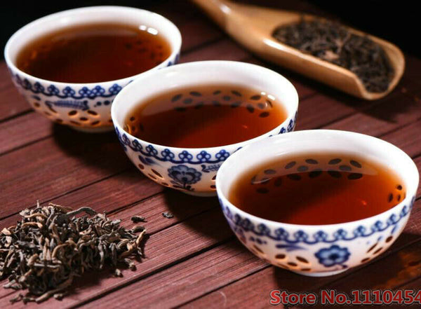 HelloYoung Healthy Drink Ripe Puerh Black Tea loose Leaf Top Grade Yunnan Pu-erh Tea 200g