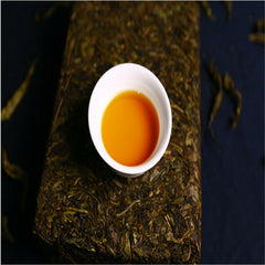 HelloYoung Black Tea Golden Flower Fu Zhuan Black Tea 750g Traditional Craft Brick Dark Tea