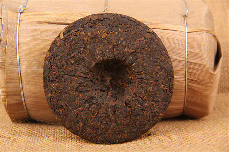 HelloYoung 100g Ripe Tea Organic Pu-erh Tea Old Ban Zhang Shu Cha China Yunnan Black Tea