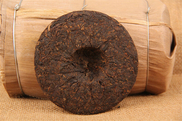 HelloYoung 100g Ripe Tea Organic Pu-erh Tea Old Ban Zhang Shu Cha China Yunnan Black Tea