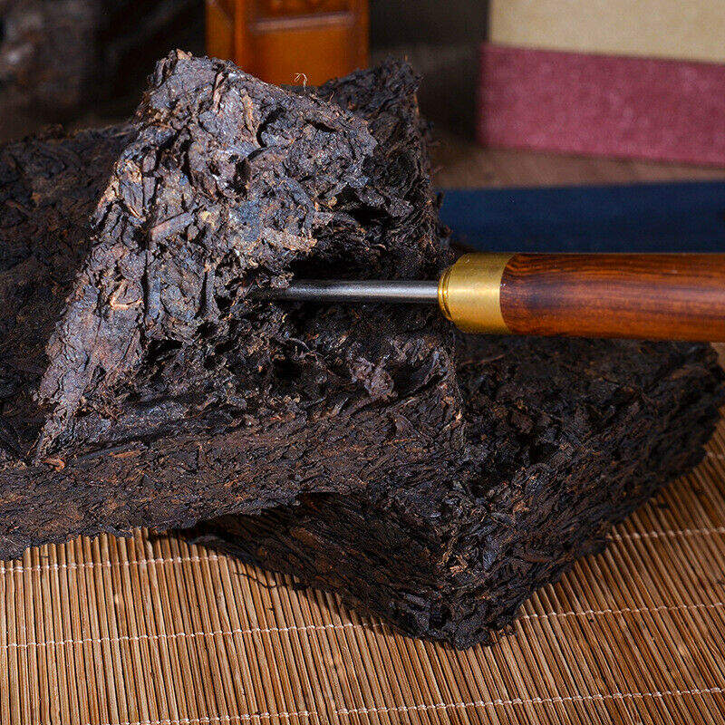 HelloYoung High Quality Cooked Puer TeaHandmade Ripe Pu erh Tea Brick Yunnan Menghai  250g