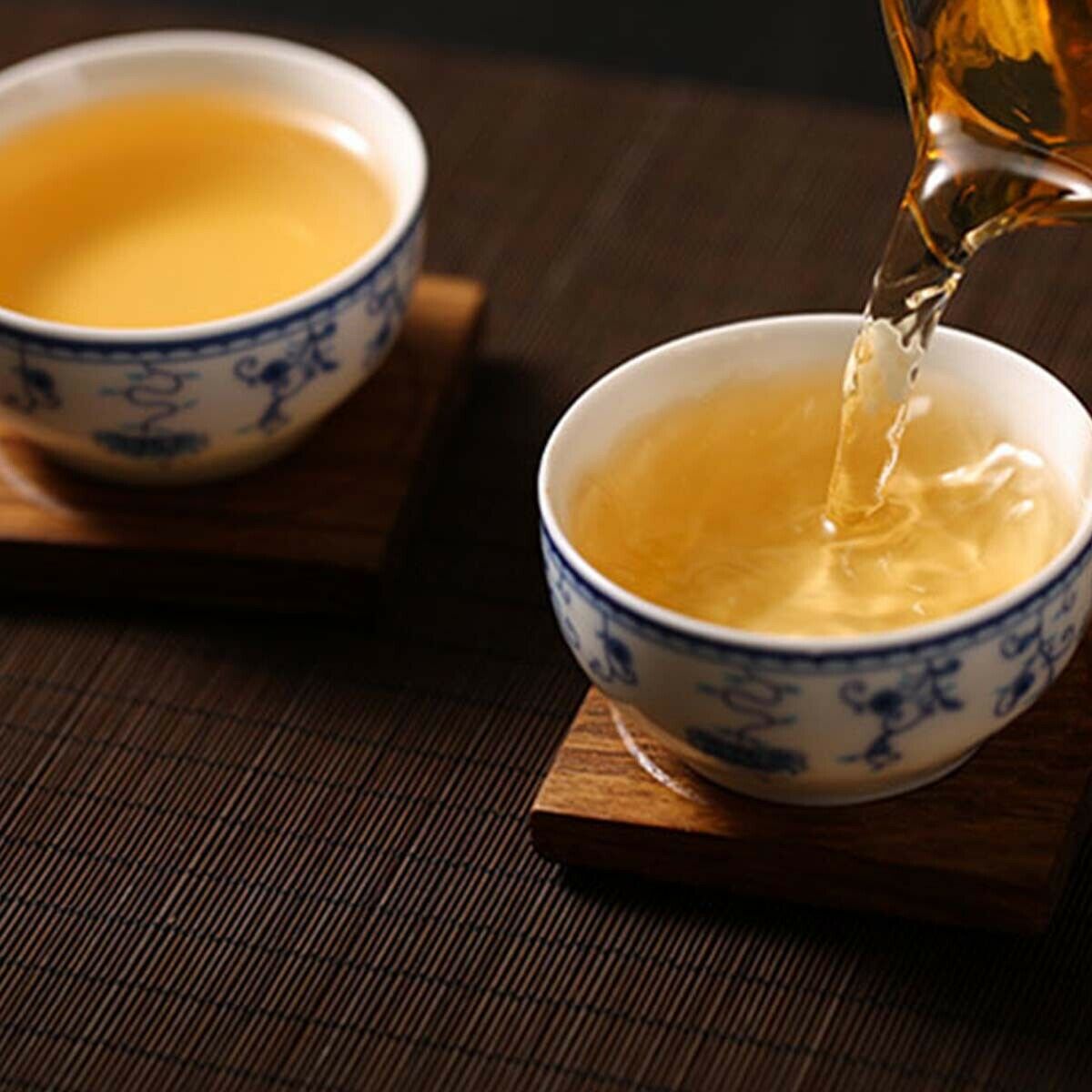 HelloYoung Puerh Tea Raw Tea Ancient Tree Golden Leaf Snowy Mountain  Yunnan Big Leaf 357g