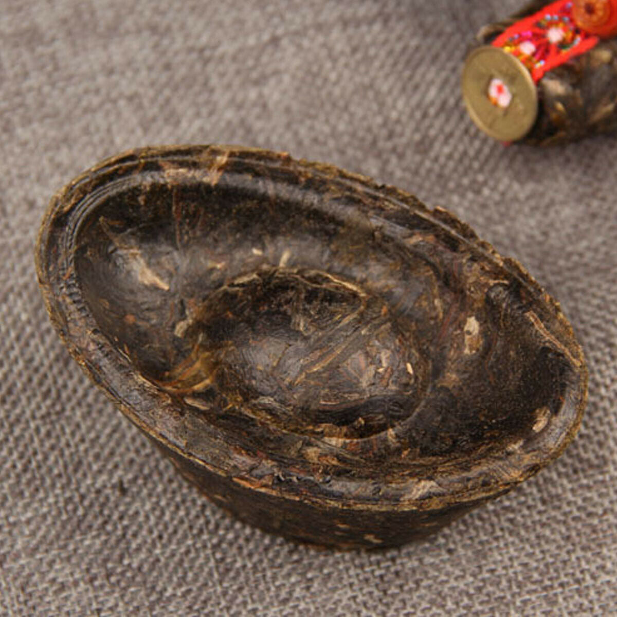 HelloYoung Raw Puer Tea Lucky Creative Gift Craft Puer Sheg Cha Carving Gifts Green Food