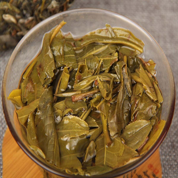 HelloYoung Health Care Sheng Cha Handmade Cha Puerh Tea Old Ancient Tree Mingqianchun Tea