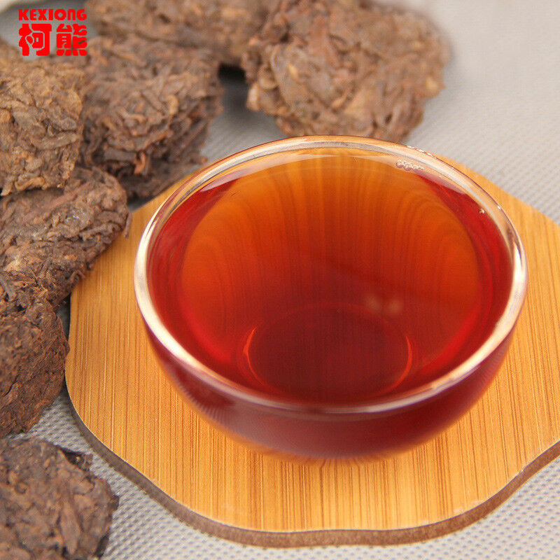 HelloYoung Chinese Pu Erh Tea Organic Black Tea Ripe Puer Tuocha Herbal Healthy Drink 200g Main image