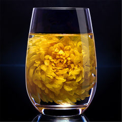 4 pieces chrysanthemum A large Cup of Organic Herbal Tea in Summer Gold Huang Ju