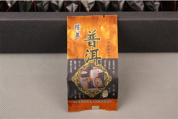HelloYoung Chinese Yunnan Pu-erh Shu Puerh Mini Puer Tea Ripe Nature Loose Tea 125g 25 Bags