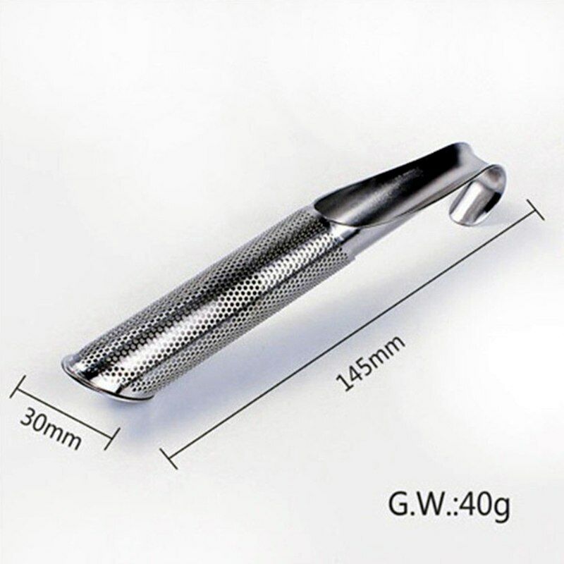Pipe Shape Loose Leaf Diffuser Tea Strainer Stainless Steel Infuser Tea Filter