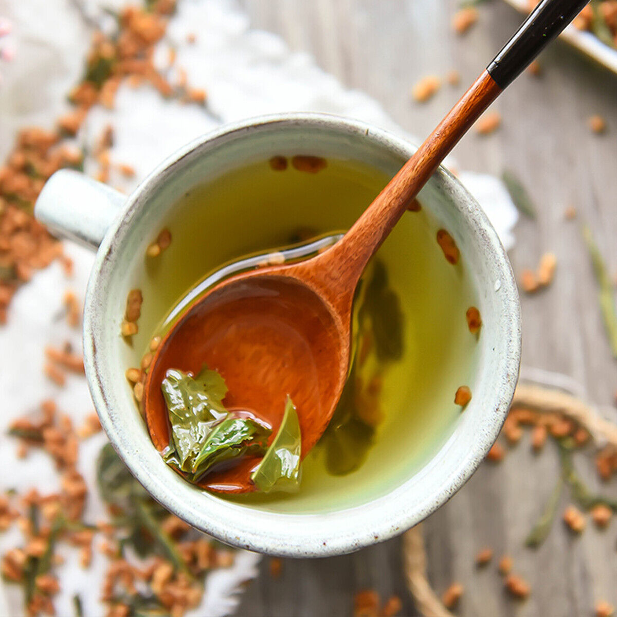 HelloYoung Herbal TeaBrown Rice Green Tea Teabag Bulk Premium Sushi Restaurant Health care Main image