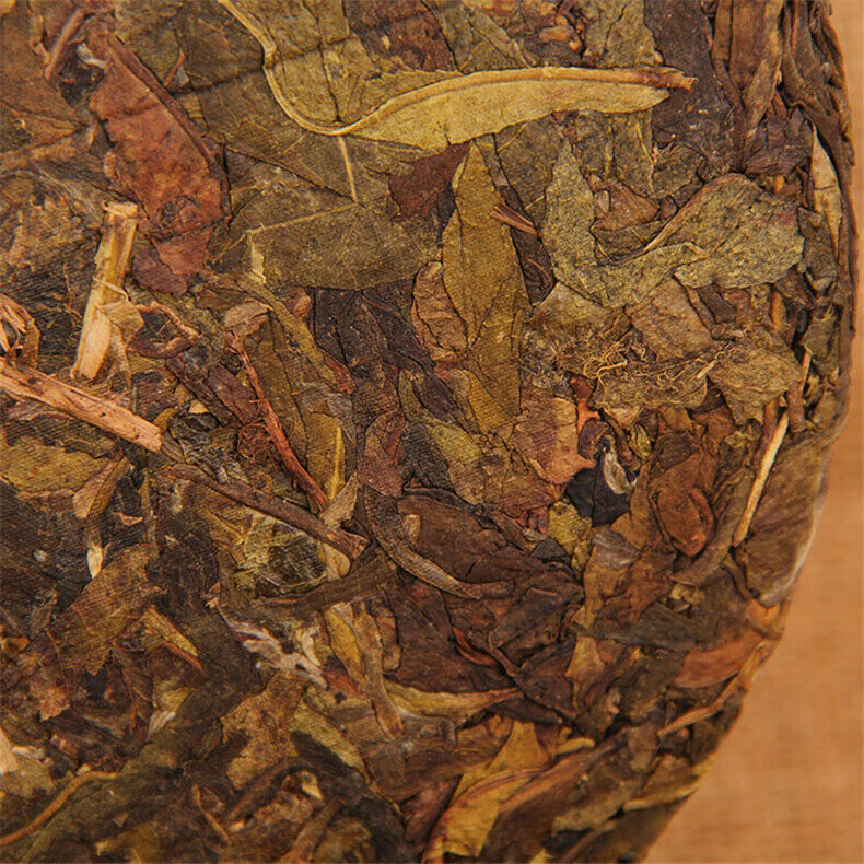 HelloYoung China Puer TeaCake Pu Erh Cha Spring Tea Handmade Fermented Leaf Kongfu Tea 357g