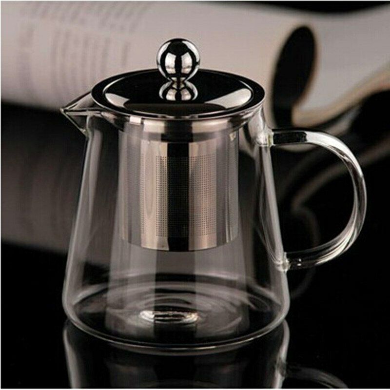 Heat Resistant cup Kettle Tea Set Pu'er Coffee Tea Pot Stainless Steel Strainer
