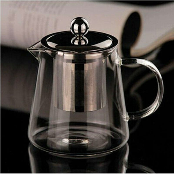 Heat Resistant cup Kettle Tea Set Pu'er Coffee Tea Pot Stainless Steel Strainer
