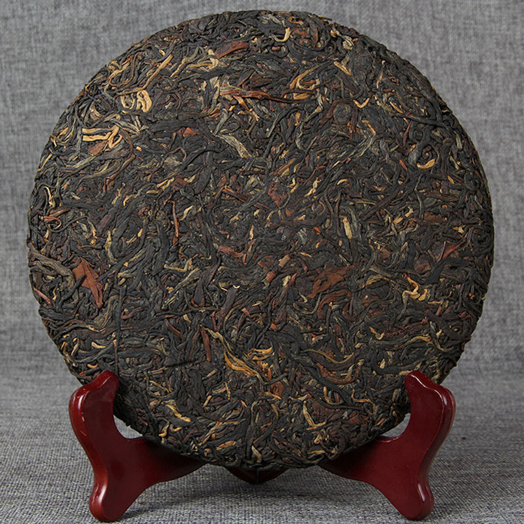 Black Tea Cake Ancient Tree Big Leaf Tea Chinese Health Green Food Red Tea 357g