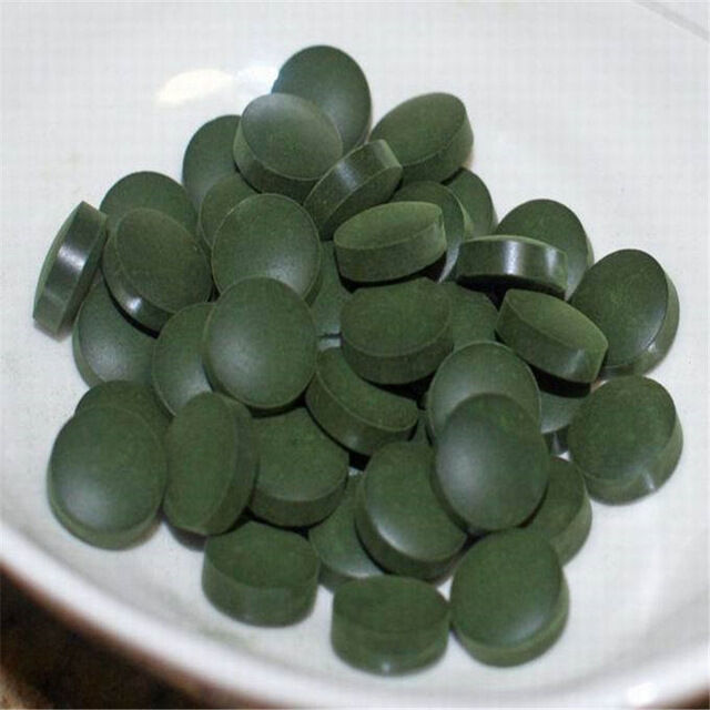 HelloYoung Enhance-immune green natural Spirulina Tea Tablet 1000 pills high Quality tea