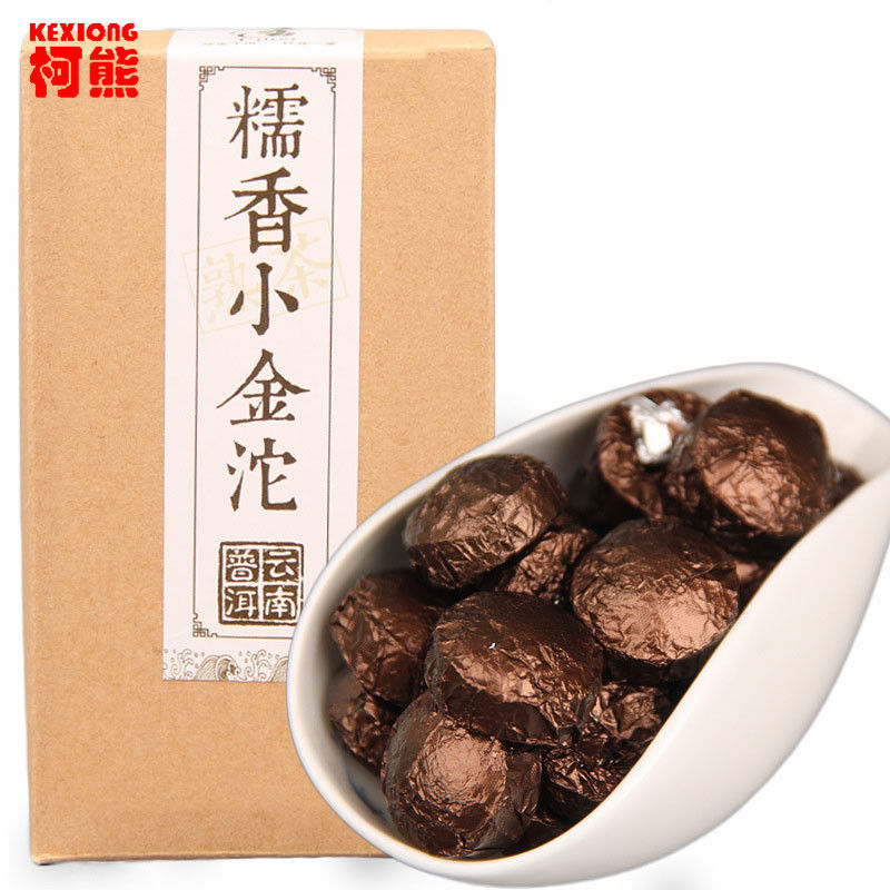 HelloYoung250g handmade ripe pu-erh tea mini tuo tea cooked pu erh cha gift tea black tea Main image