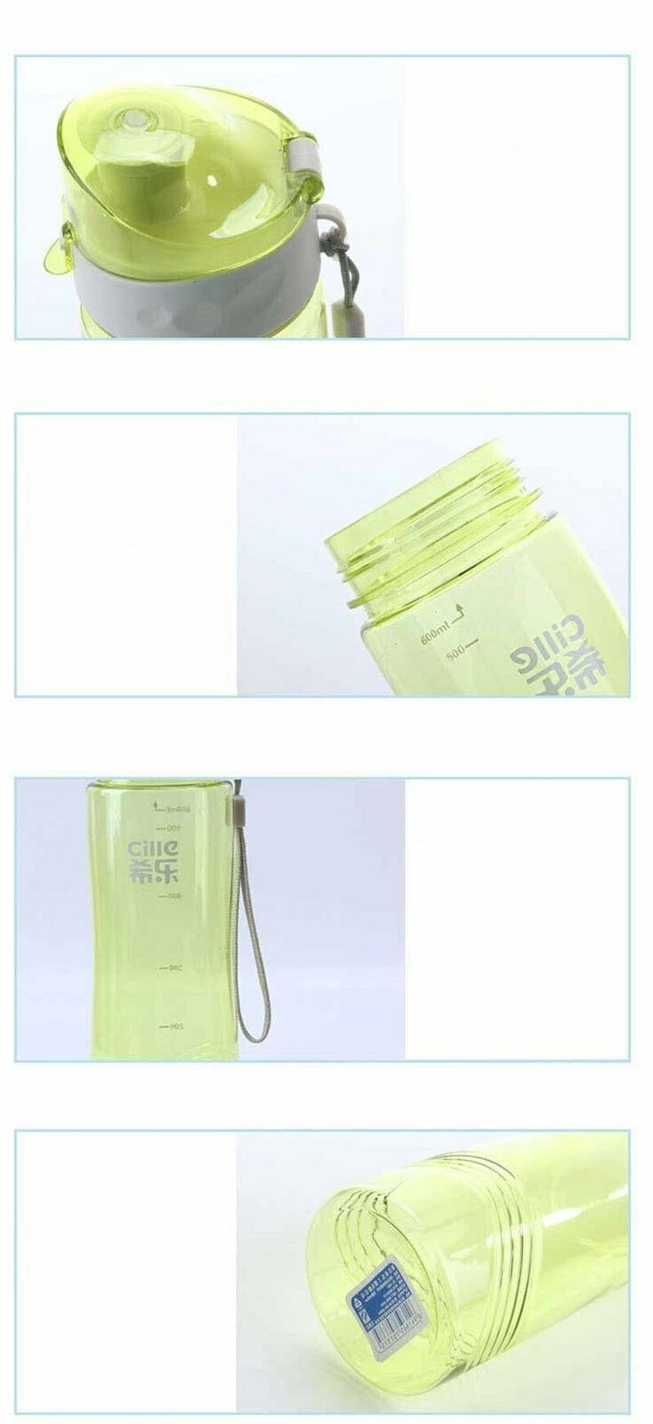 Portable Sports Water Bottles Outdoor Cycling Running Camping Juice Drinkware