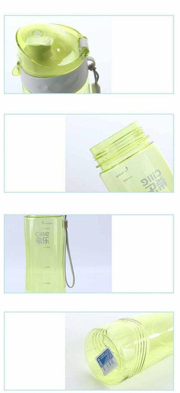 Portable Sports Water Bottles Outdoor Cycling Running Camping Juice Drinkware