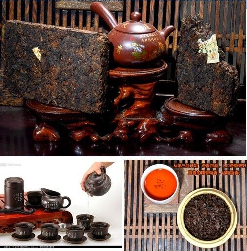 HelloYoung Pu'er Tea Pu Er Tea Puerh Tea Black Tea China Premium Old Chinese Puer Tea 250g