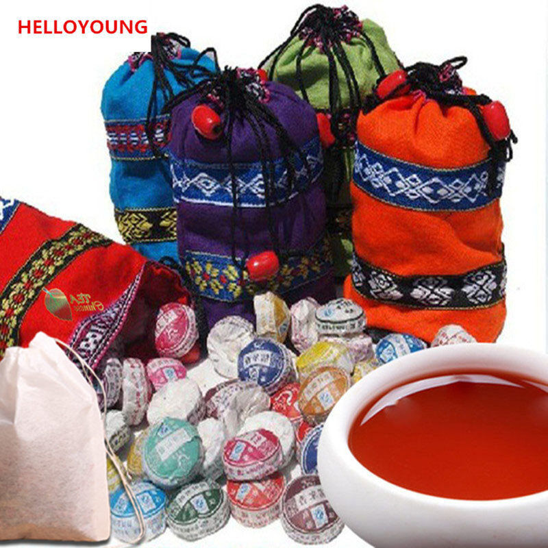 HelloYoung Cha Cooked Pu'er Tuo Tea10 Kinds of Different Pu-erh TeaTop-grade Mini Puer Tea Secondary image