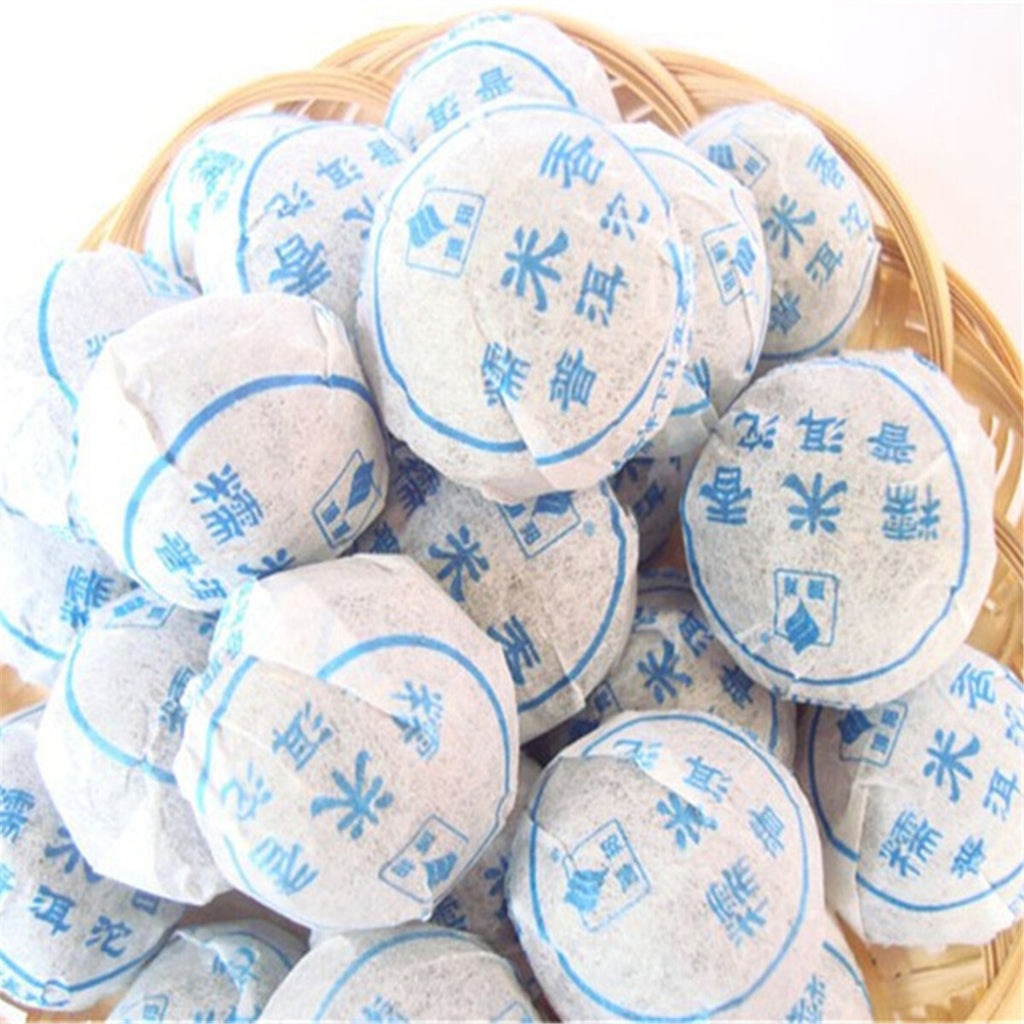 MINI Cooked Pu'erh Tea Cake Organic Puerh Black Tea  Chinese Ripe Pu-erh Tea100g
