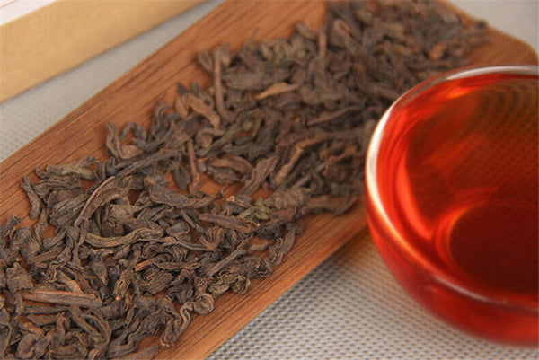 China Puer Tea Boxed 120g Ripe Pu-erh Loose Black Tea Old Tree Organic Health