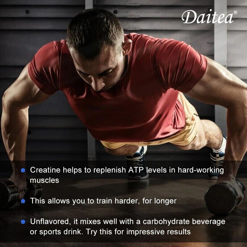 Creatine Monohydrate Capsules - Supports Muscle Growth - Pure Creatine - 120Caps Secondary image