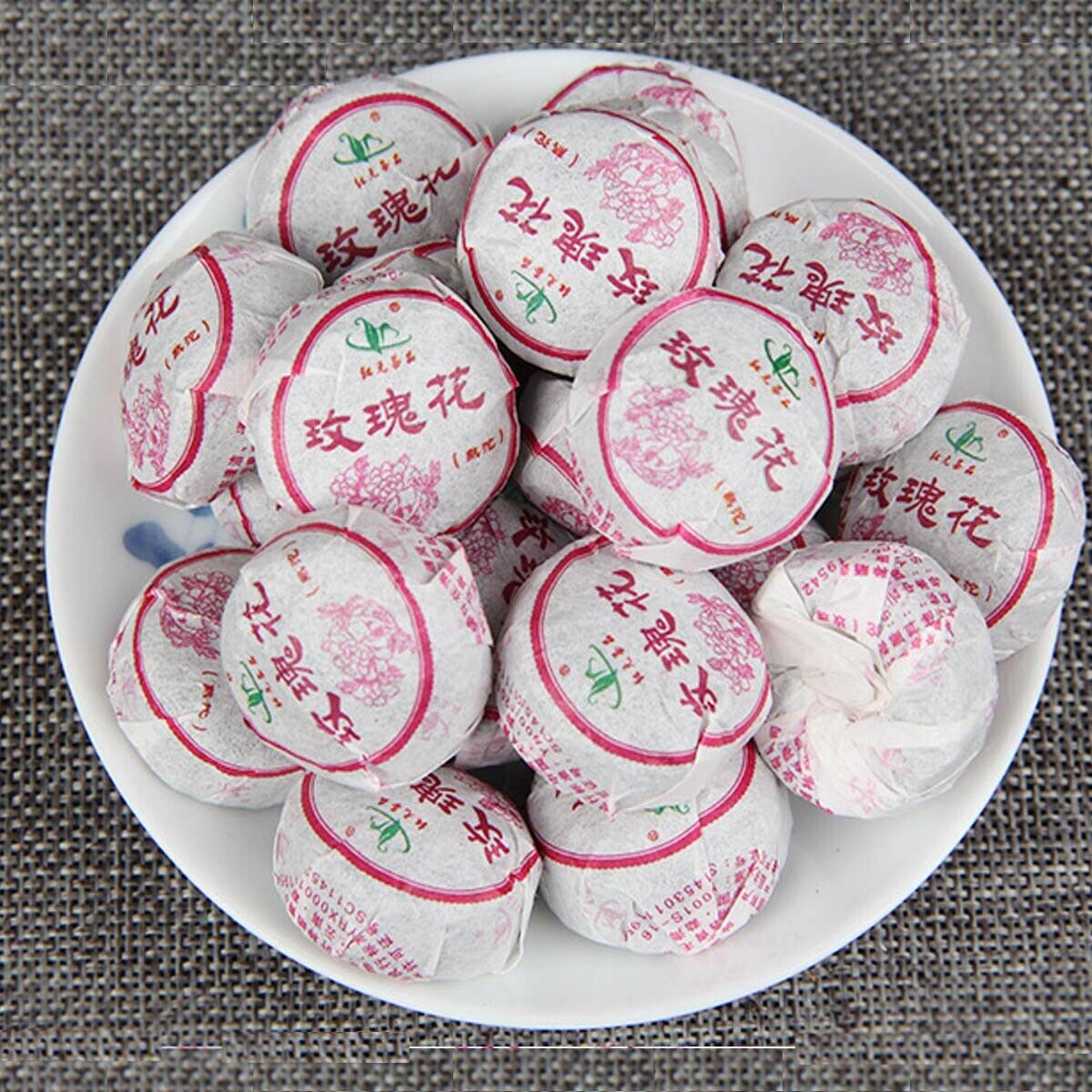 HelloYoung Ripe Puerh Tea Mini Tuo Tea Rose  Chinese Yunnan Cooked Black Tea Healthy Care Main image