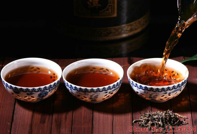 HelloYoung 200g Ripe Pu er Black Tea Top Grade Original Pu-erh Tea Yunnan Health Care Tea
