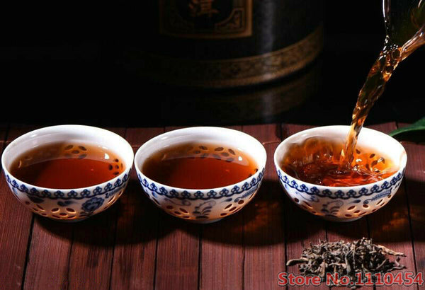 HelloYoung 200g Ripe Pu er Black Tea Top Grade Original Pu-erh Tea Yunnan Health Care Tea