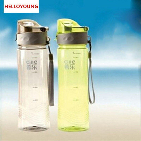 Portable Sports Water Bottles Outdoor Cycling Running Camping Juice Drinkware