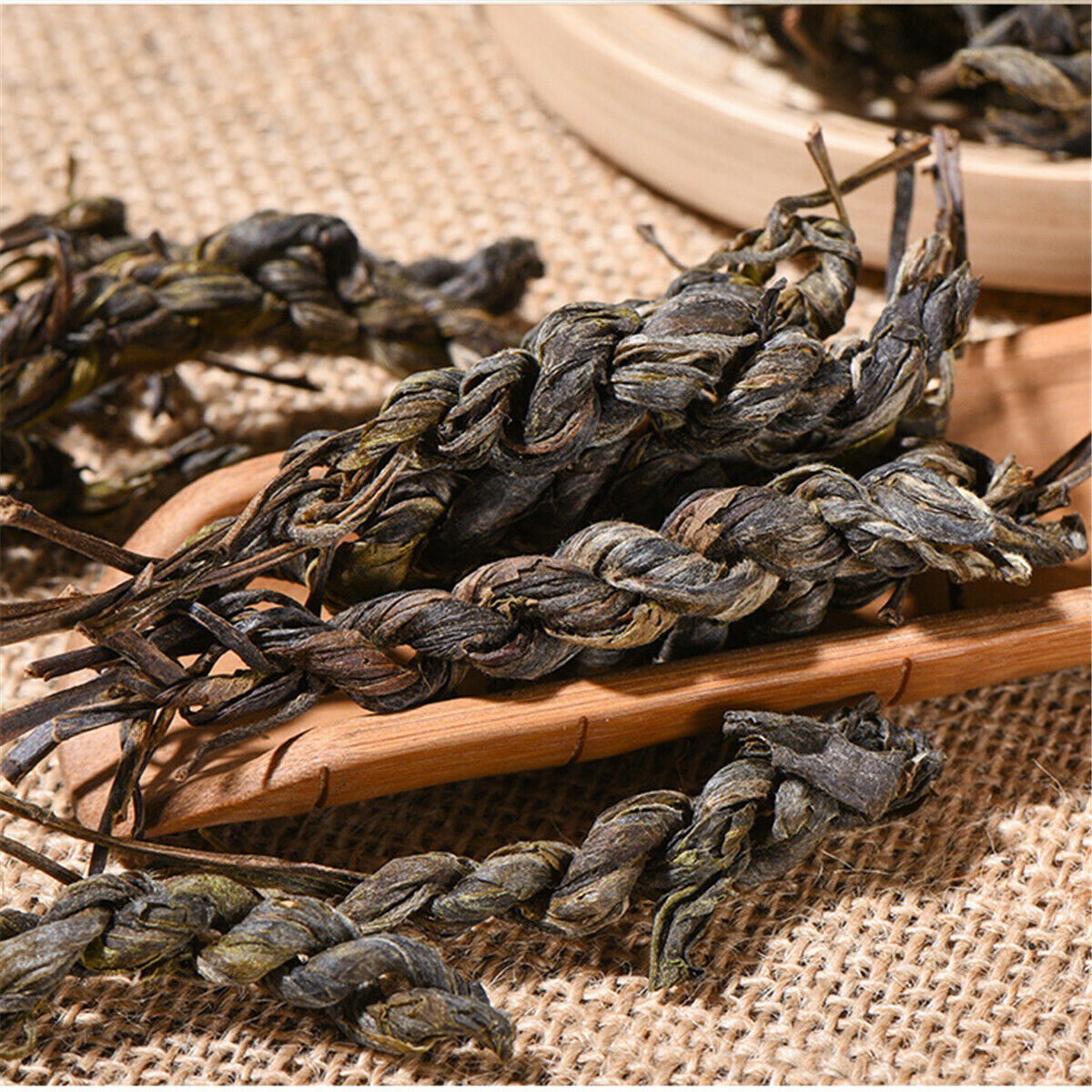 Yunnan Snowy Handmade Plait Puer Tea Healthy Drink Puer Green Tea Raw Pu-Erh Tea Main image