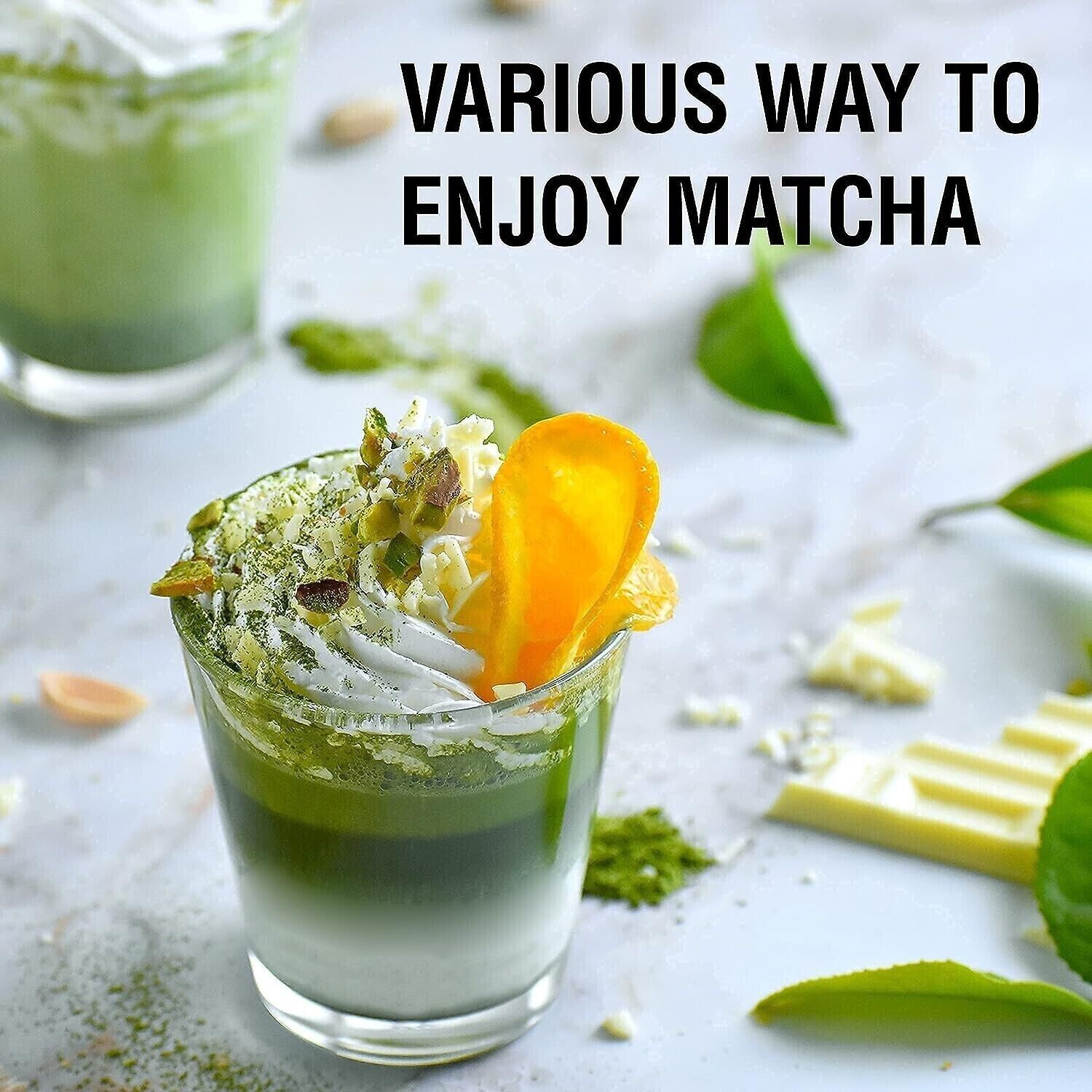 Japanese Ceremonial Grade Matcha, Matcha Green Tea Powder, 100％ Authentic Japane Main image
