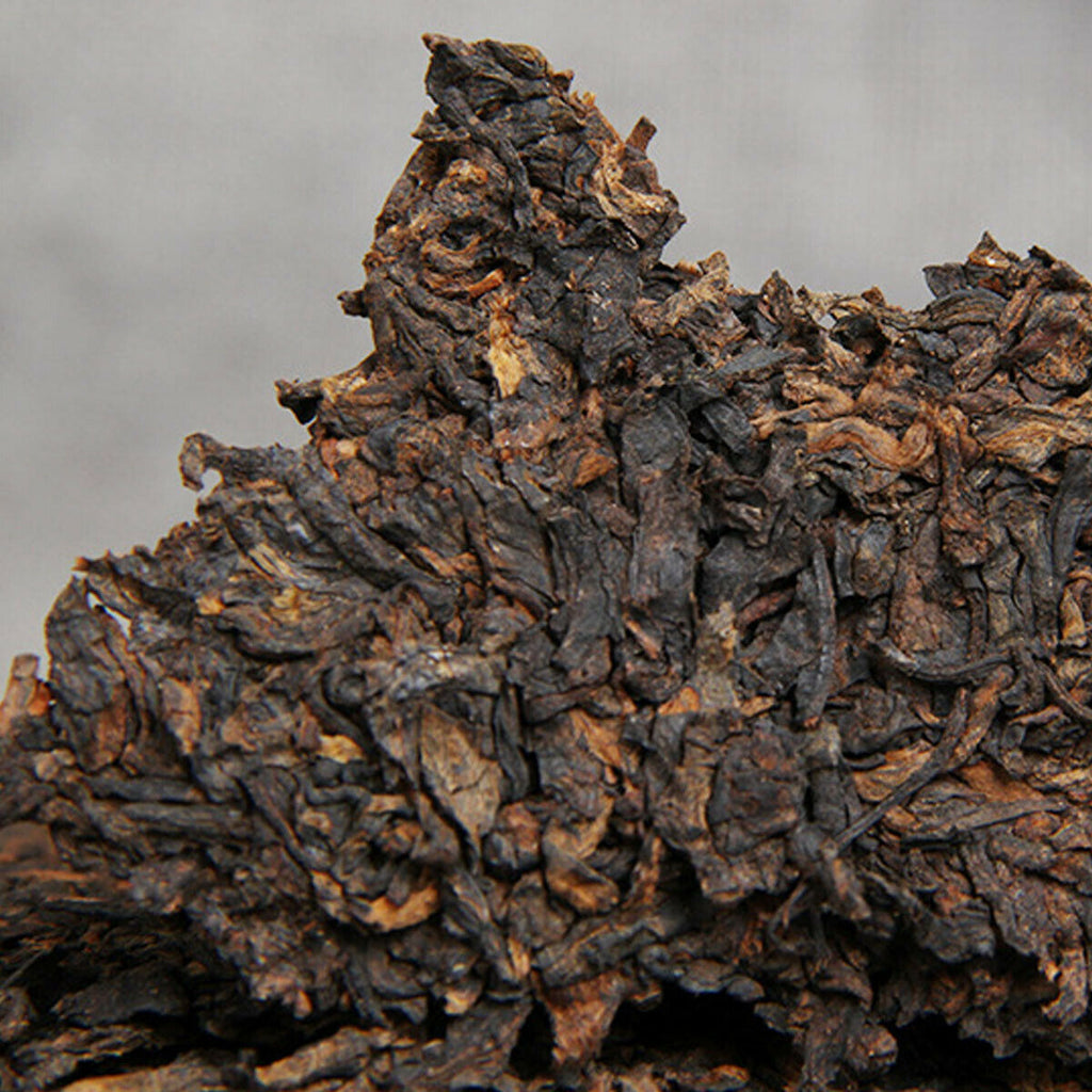 HelloYoung Lao Ban Zhang Premium Ripe Puerh Tea Ecological Ancient Tree Tea Golden Bud 357g