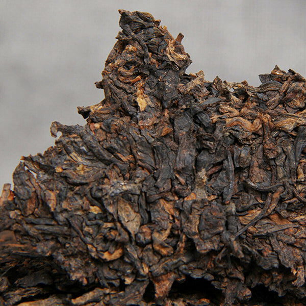 HelloYoung Lao Ban Zhang Premium Ripe Puerh Tea Ecological Ancient Tree Tea Golden Bud 357g