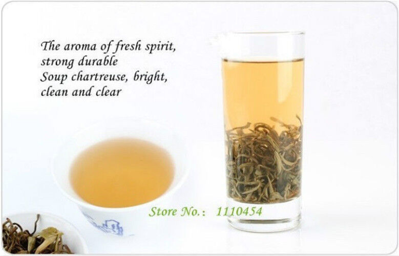 HelloYoung Jasmine Flower Tea Herbal Fragrant Floral Tea Dried Pearl Organic Green Tea 100g