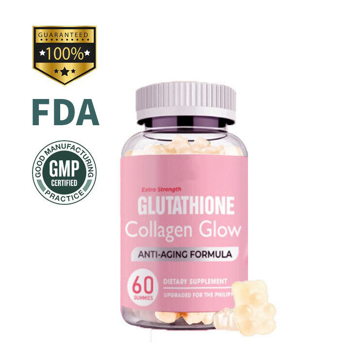 Glutathione Collagen Glow Anti-aging skin Whitening Gummies 60pcs~ Secondary image