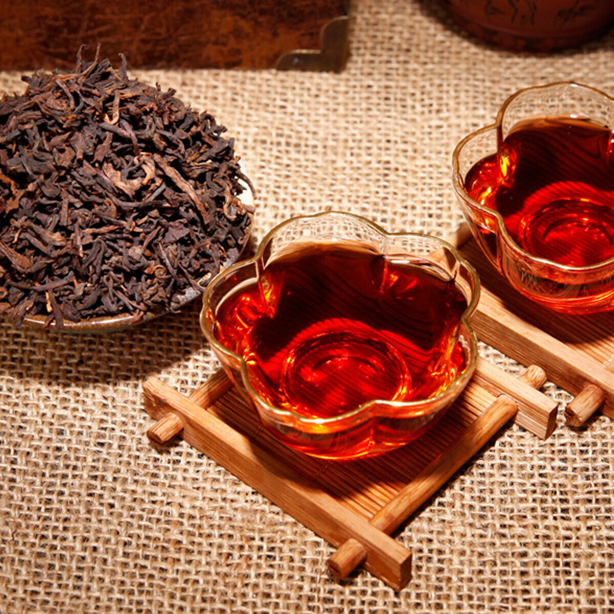 China Yunnan Puerh tea Cooked Tea Barrel Black Tea High Mountain Organic 250g