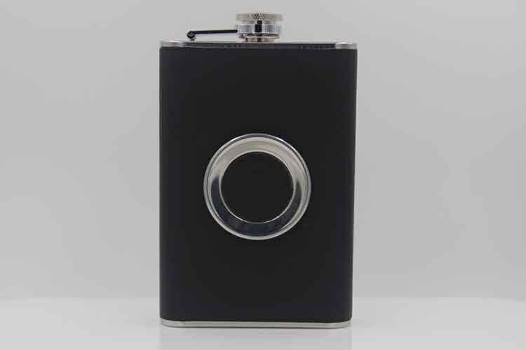 8oz Stainless Steel Folding Alcohol Portable Flagon Hip Flask Wine Pot Whiskey