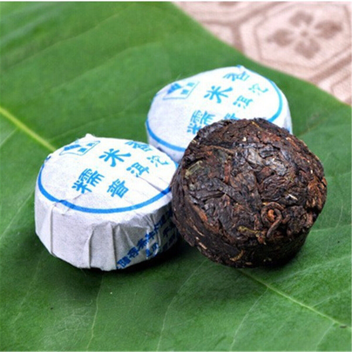 Chinese Ripe Pu-erh Tea MINI Cooked Pu'erh Tea Cake Organic Puerh Black Tea 100g Secondary image