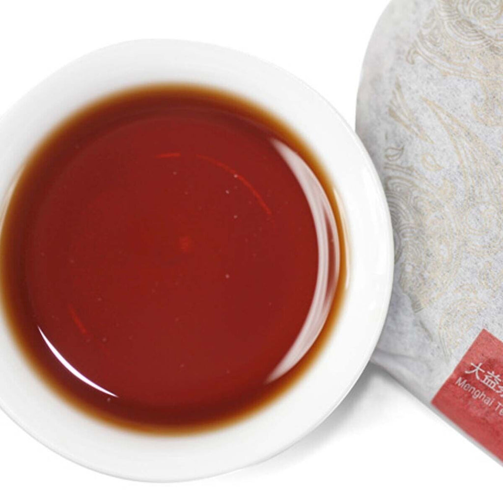 HelloYoung Chinese Ripe Puer Tea Organic Pu Erh Tea Da Yi Black Tea Health Care Green Food