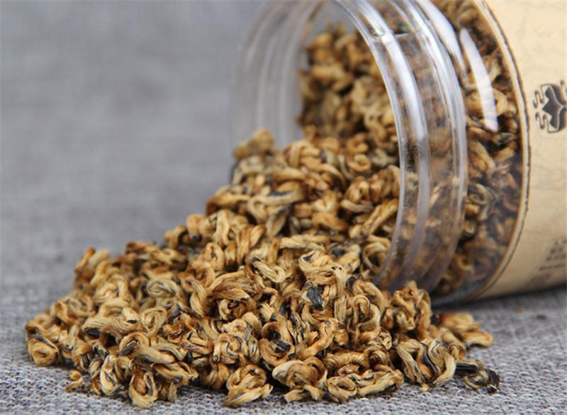 HelloYoung Green Food Dianhong Yunnan Fengqing Biluochun Tea Golden Screw Black Red Tea 65g Main image