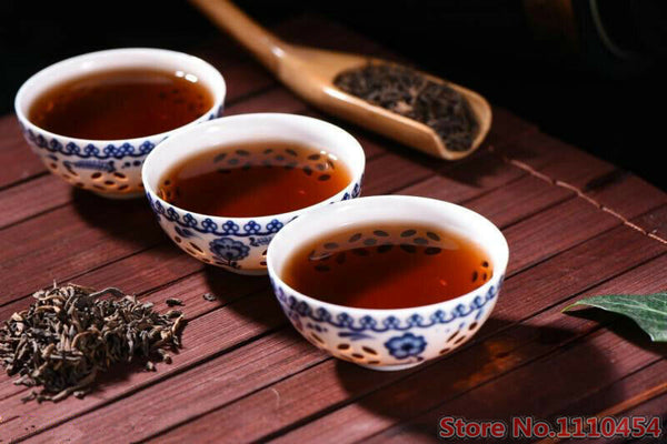 HelloYoung Healthy Drink Ripe Puerh Black Tea loose Leaf Top Grade Yunnan Pu-erh Tea 200g